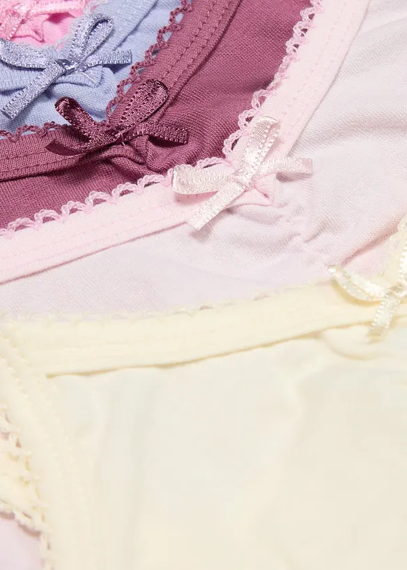 Lot de 5&nbsp;brassi&egrave;res coton, bonprix