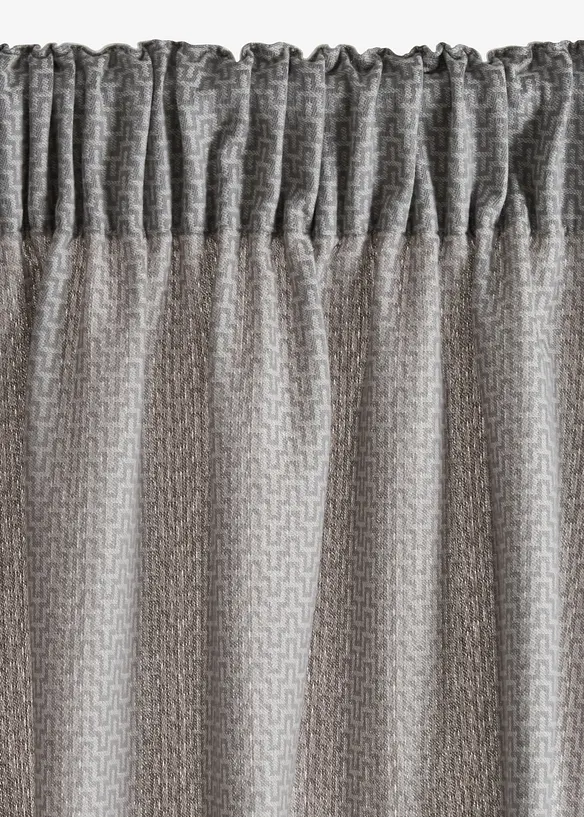 Jacquard Vorhang aus Bio-Baumwolle (1er Pack), bonprix