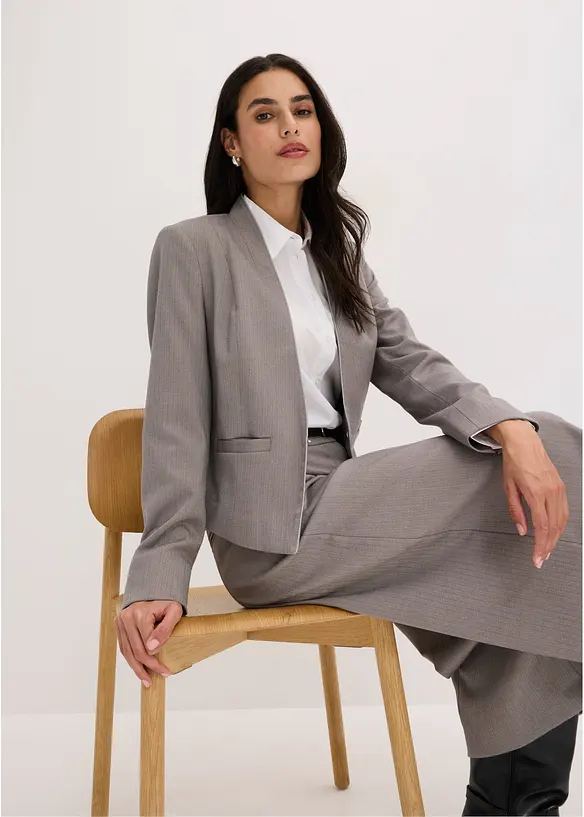 Blazer &agrave; motif chevrons, bonprix