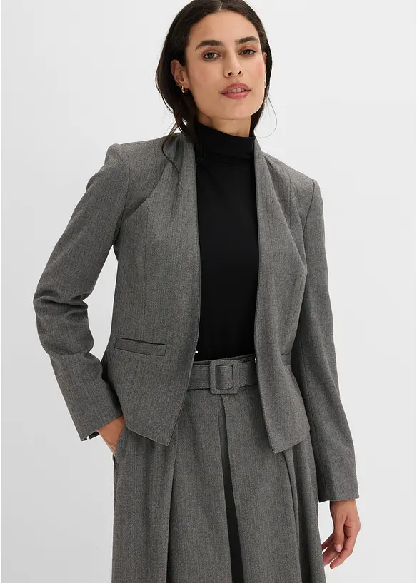 Blazer &agrave; motif chevrons, bonprix