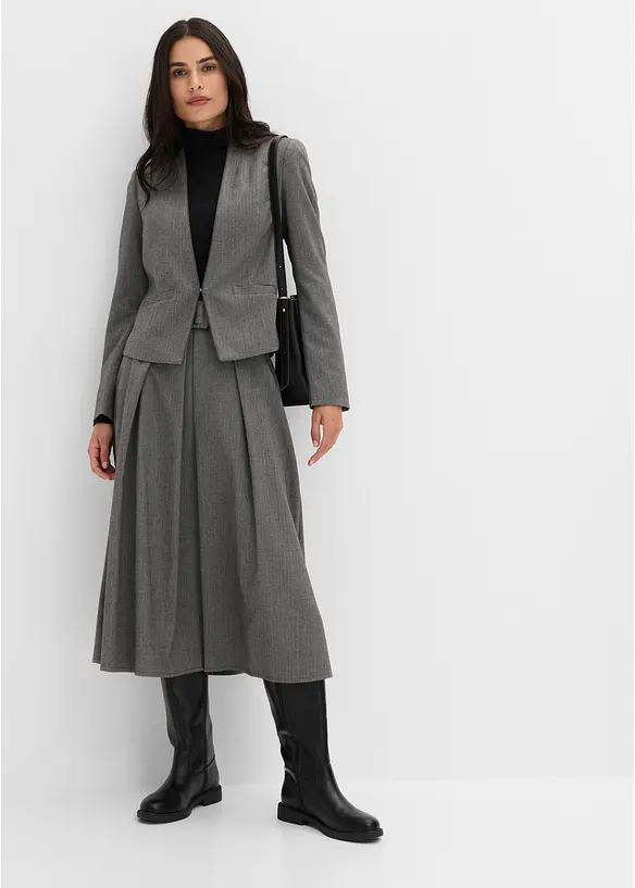 Blazer &agrave; motif chevrons, bonprix