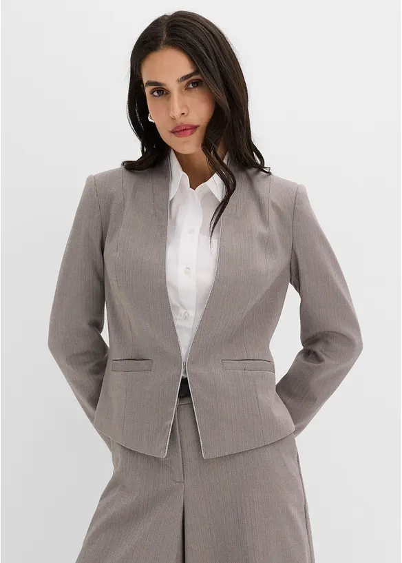 Blazer &agrave; motif chevrons, bonprix