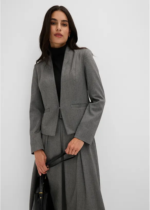 Blazer &agrave; motif chevrons, bonprix