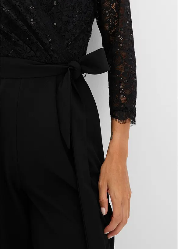 Combinaison &agrave; dentelle, bonprix