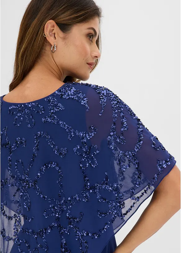 Robe de cocktail &agrave; sequins, bonprix