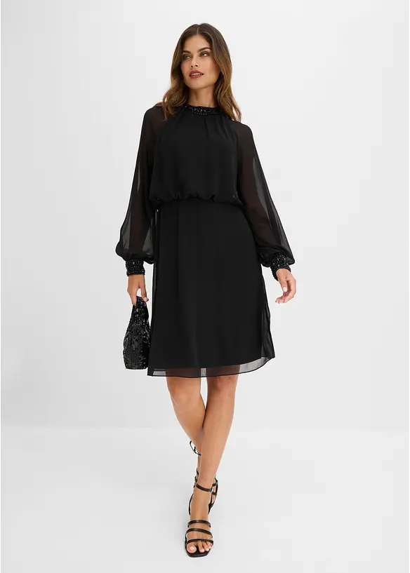 Robe de cocktail orn&eacute;e de strass, bonprix