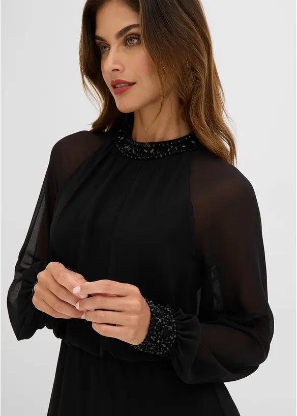 Robe de cocktail orn&eacute;e de strass, bonprix