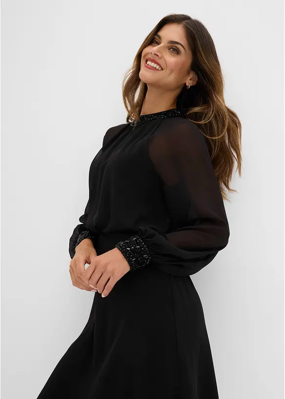 Robe de cocktail orn&eacute;e de strass, bonprix