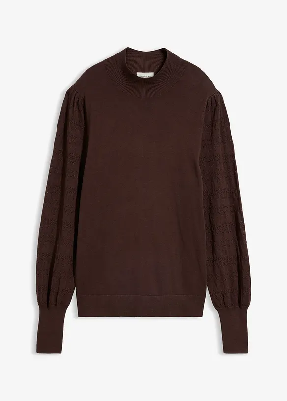 Feinstrickpullover mit Ajour, bonprix