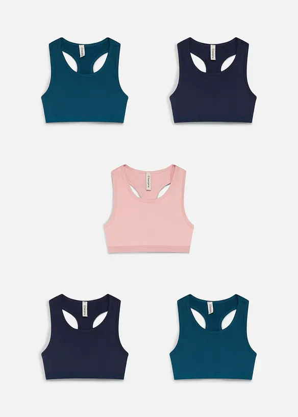 Brassi&egrave;res en coton extensible, bonprix