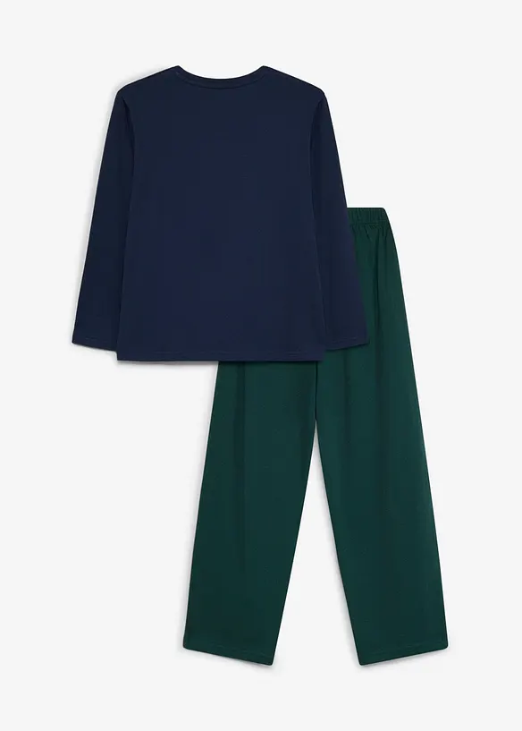 Pyjama aus weicher Bio-Baumwolle (2-tlg. Set), bonprix