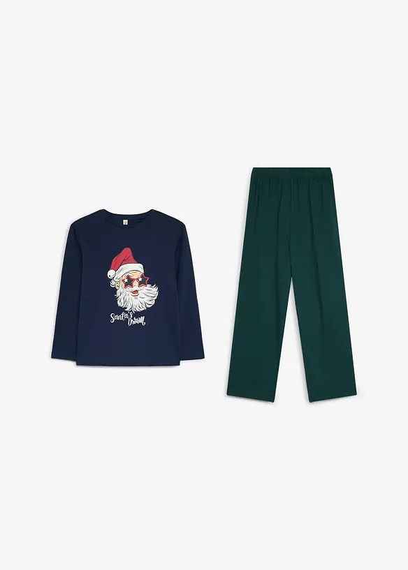 Pyjama aus weicher Bio-Baumwolle (2-tlg. Set), bonprix