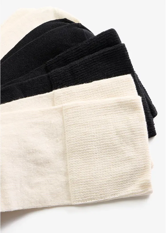 Overknee-Str&uuml;mpfe mit Bio-Baumwolle (2er Pack), bonprix