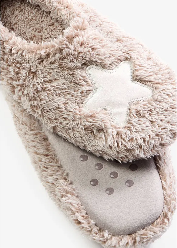 Chaussons &agrave; semelle antid&eacute;rapante, bonprix