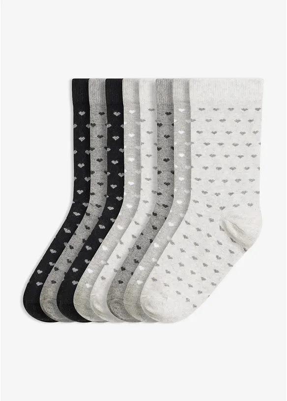 Socken mit Bio-Baumwolle (8er Pack), bonprix