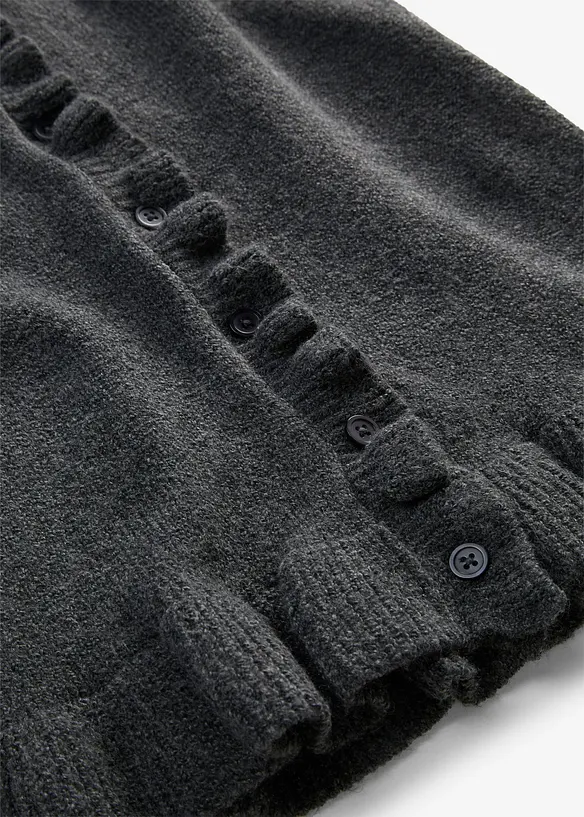 Gilet en maille ajour&eacute;e, bonprix