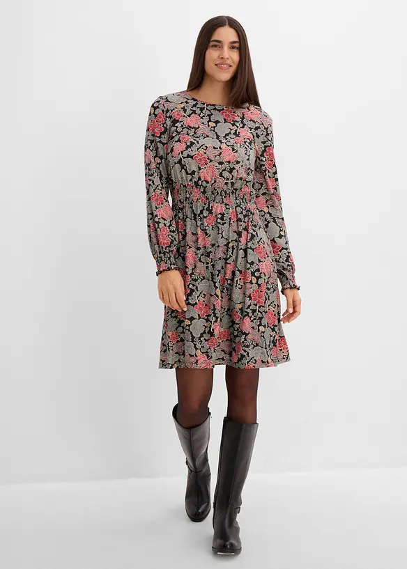 Jerseykleid aus softer Viskose, bonprix