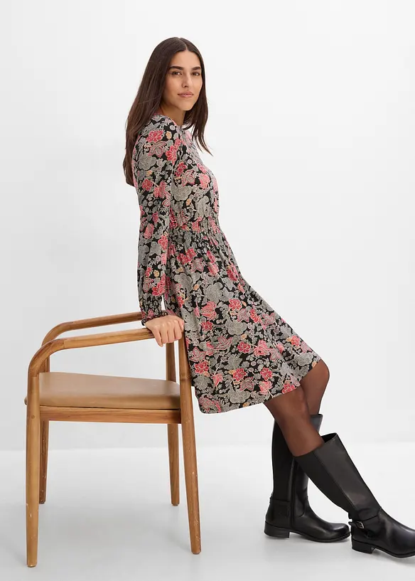 Jerseykleid aus softer Viskose, bonprix