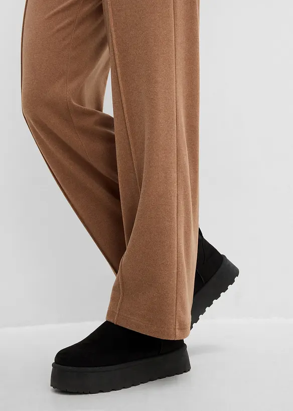 Schlupfhose aus weichem Rippjersey, bonprix