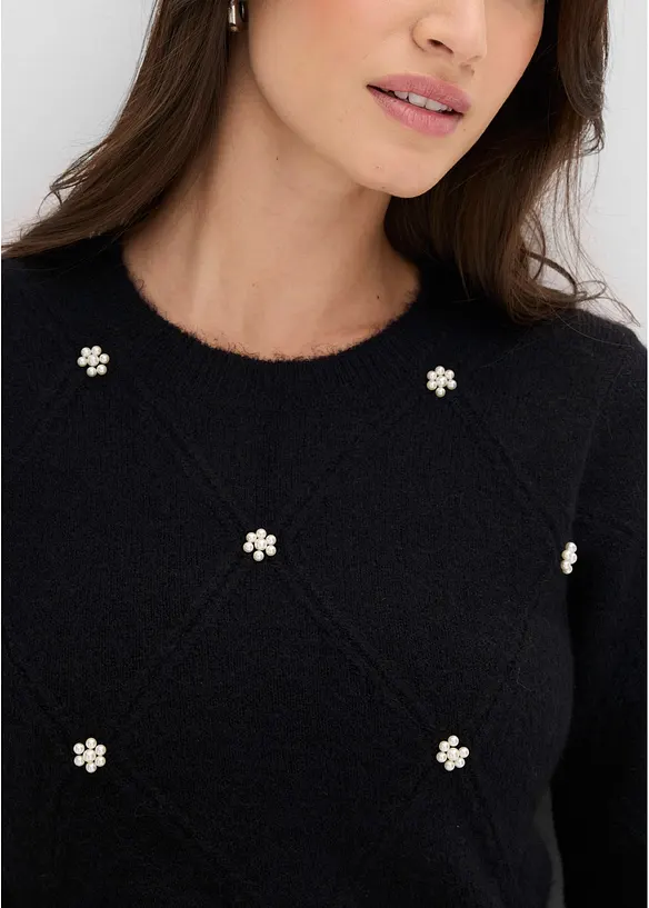Pull &agrave; col rond, bonprix