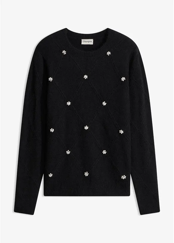Pull &agrave; col rond, bonprix
