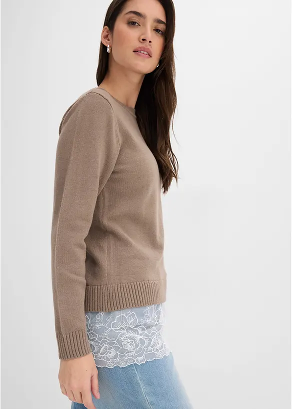 Pull en fine maille, bonprix