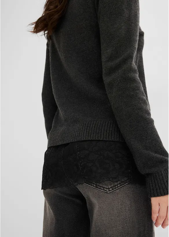 Feinstrickpullover aus Viskose-Mix, bonprix