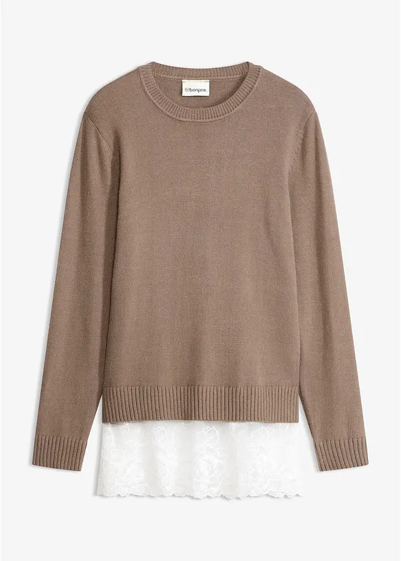 Pull en fine maille, bonprix