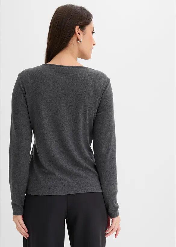2-in-1-Shirt mit Spitze, bonprix