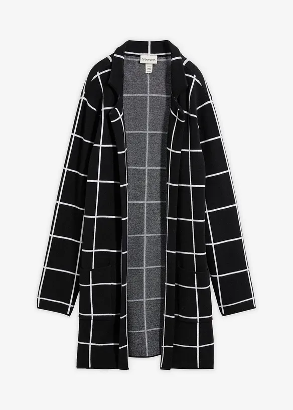 Gilet long en maille, bonprix