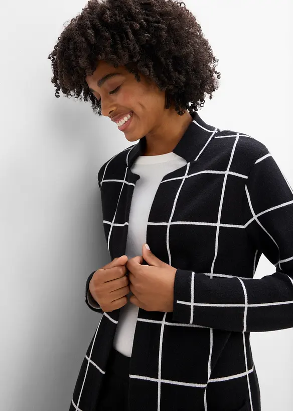Gilet long en maille, bonprix