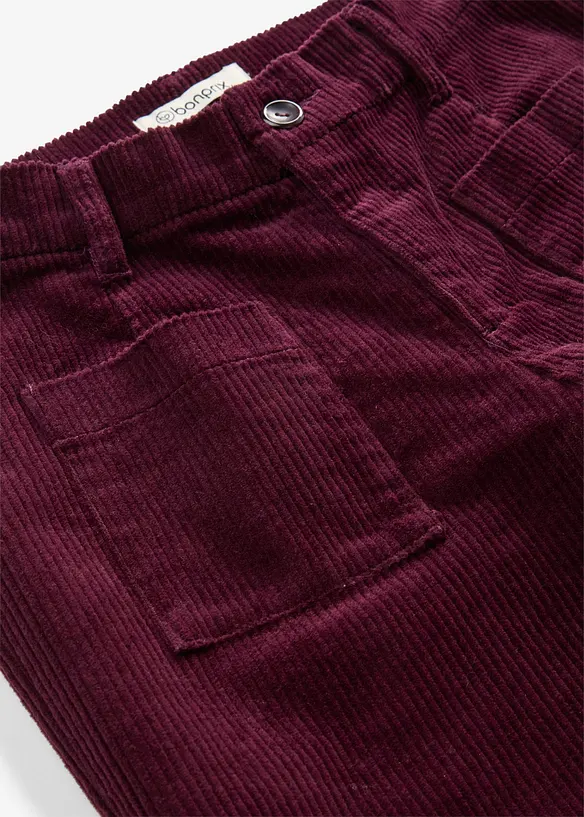 Pantalon en velours c&ocirc;tel&eacute; extensible, bonprix