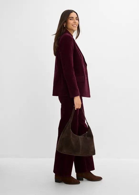 Blazer en velours c&ocirc;tel&eacute;, bonprix