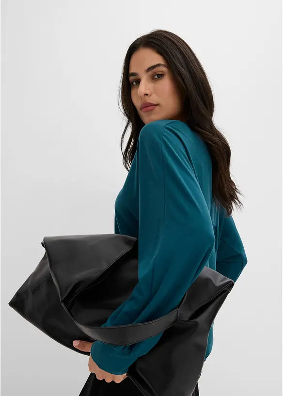T-shirt &agrave; manches chauve-souris en viscose, bonprix