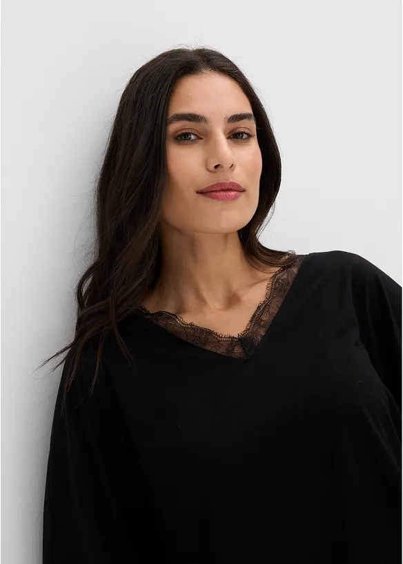 Fledermausshirt aus Viskose, bonprix