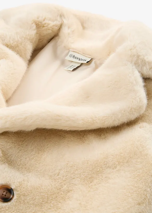 Gilet sans manches en peluche, bonprix