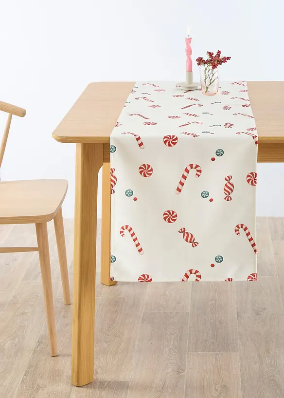 Tischl&auml;ufer mit Weihnachtsmotiv, wasserabweisend, bonprix