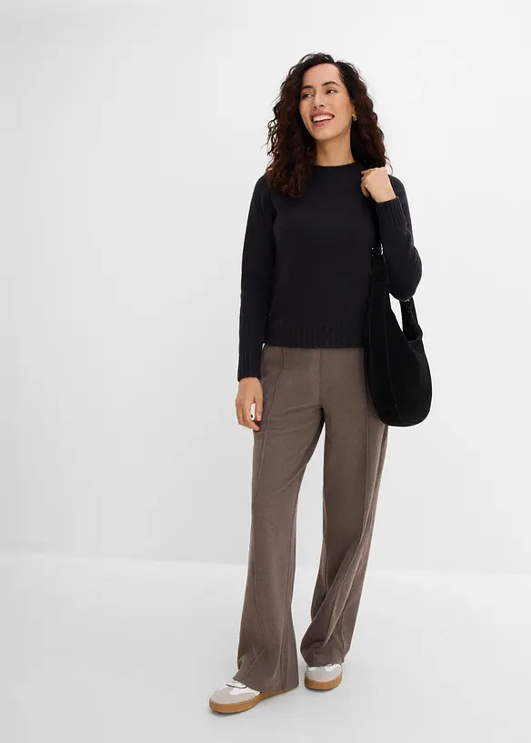 Pull en maille &agrave; manches raglan, bonprix