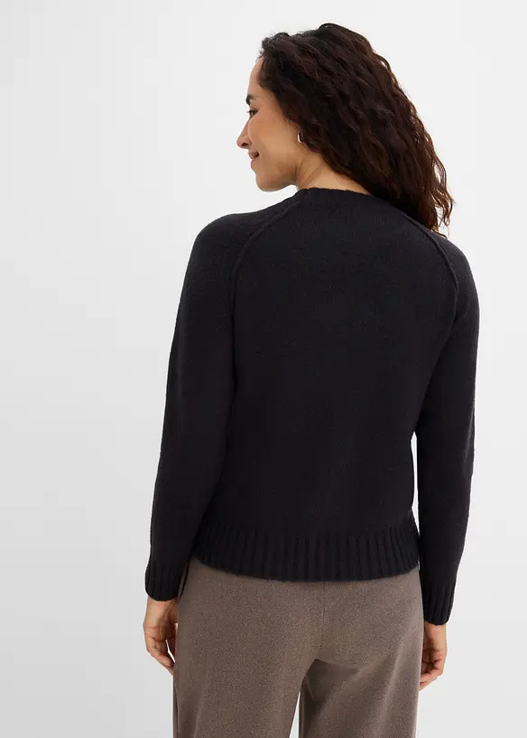 Pull en maille &agrave; manches raglan, bonprix