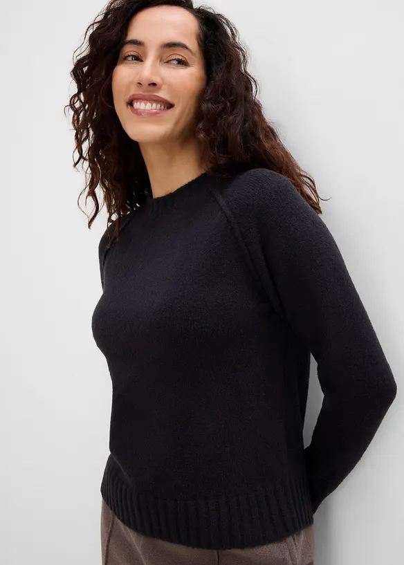 Pull en maille &agrave; manches raglan, bonprix