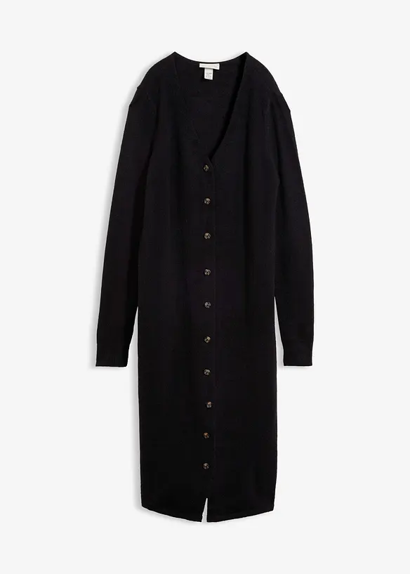 Strickkleid mit Knopfleiste, bonprix