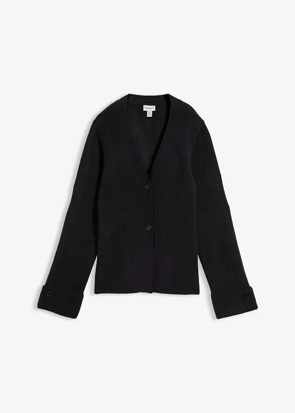 Gilet cintr&eacute; en fine maille, bonprix