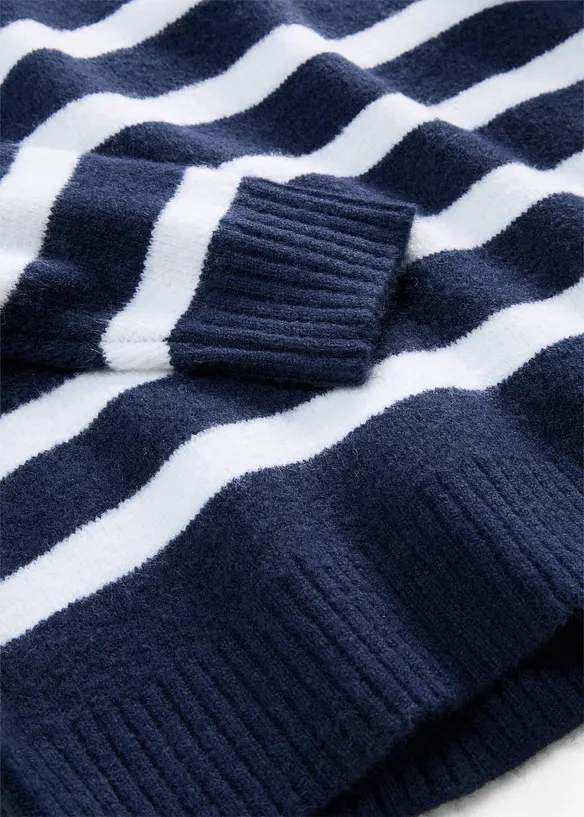 Pull en maille large &agrave; col roul&eacute;, bonprix