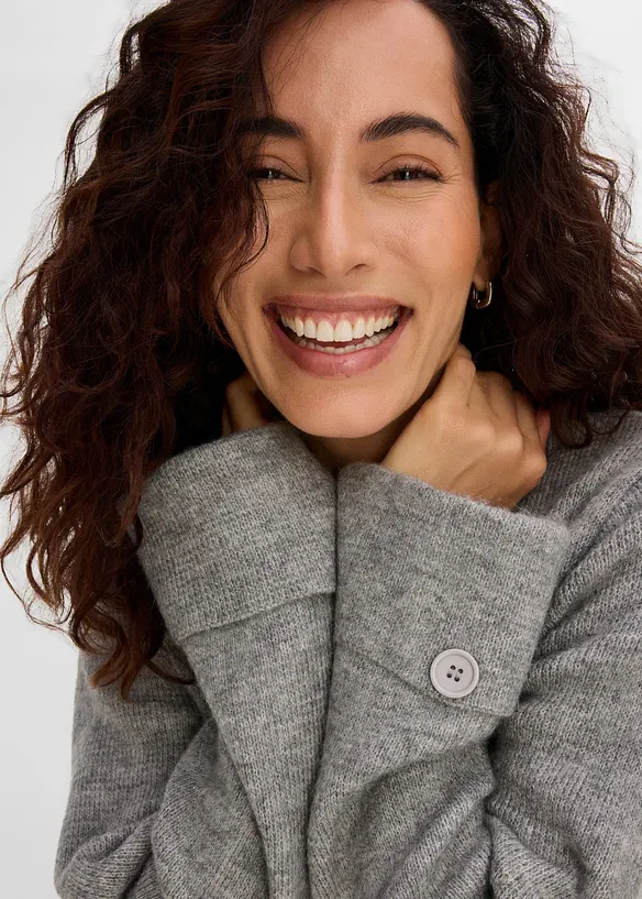 Gilet cintr&eacute; en fine maille, bonprix