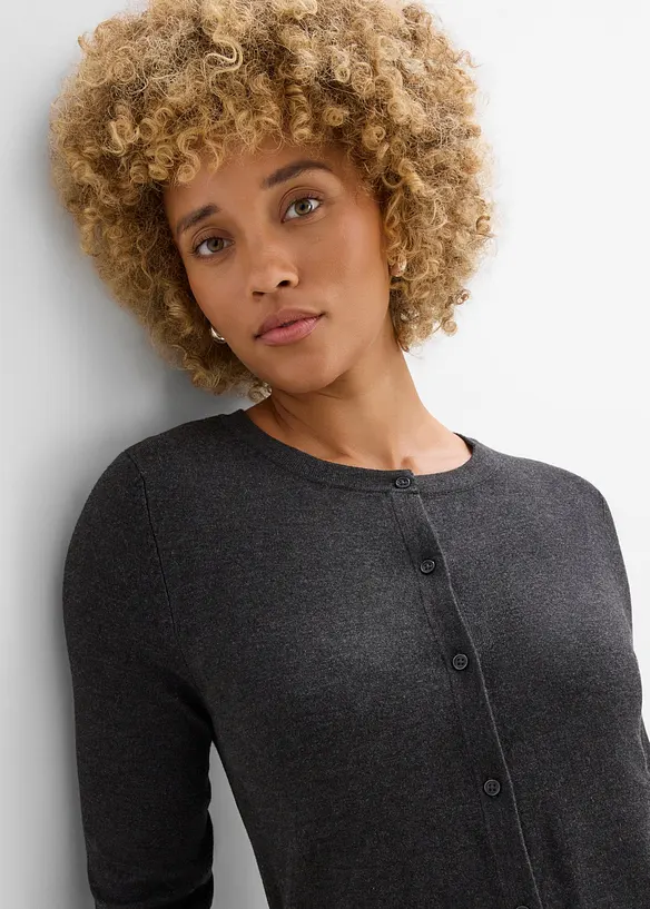 Gilet en fine maille effet 2 en 1, viscose majoritaire, bonprix