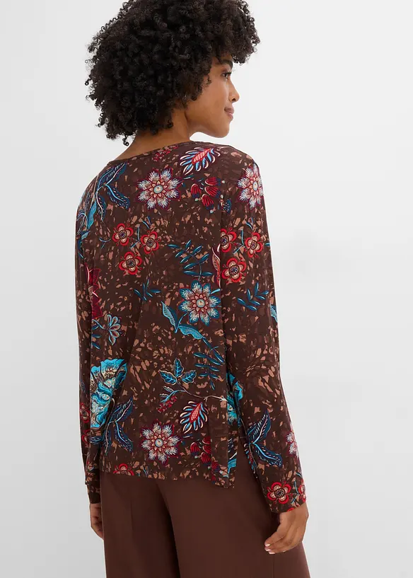 T-shirt tunique en viscose fluide, bonprix