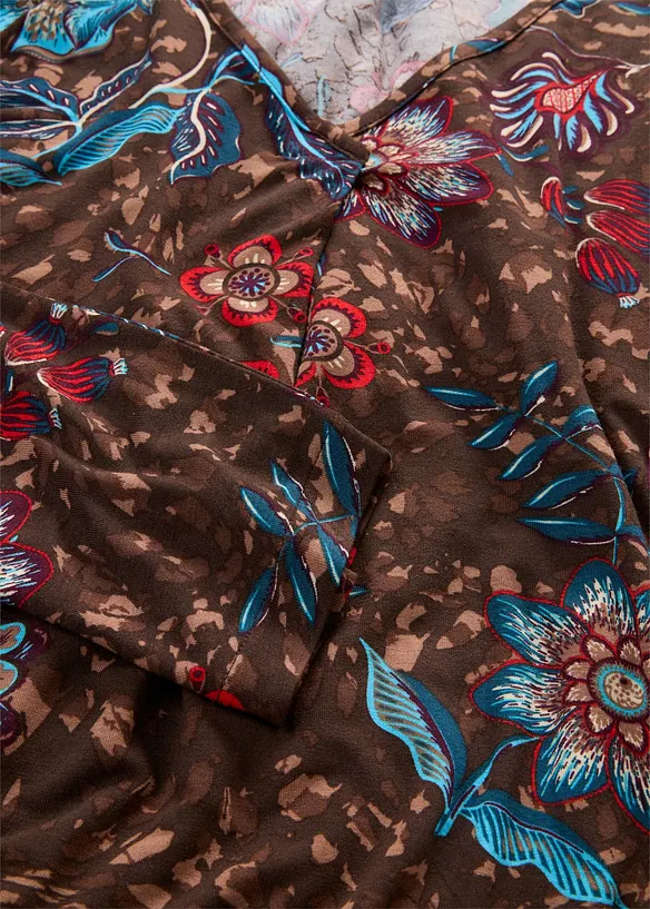 T-shirt tunique en viscose fluide, bonprix