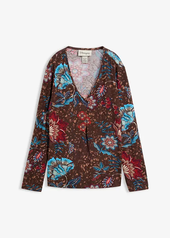 T-shirt tunique en viscose fluide, bonprix