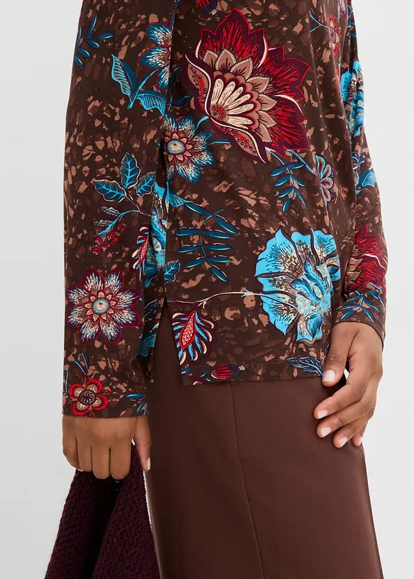 T-shirt tunique en viscose fluide, bonprix