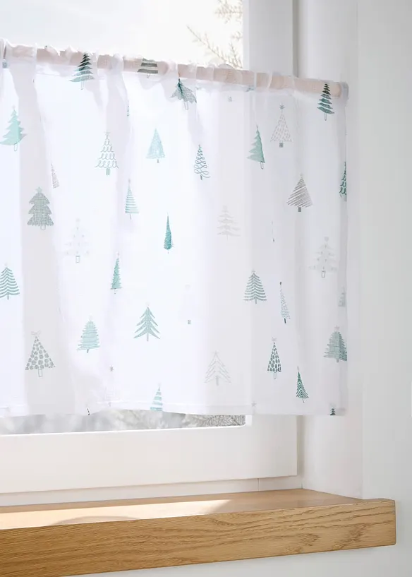 Scheibengardine mit recyceltem Polyester, bonprix